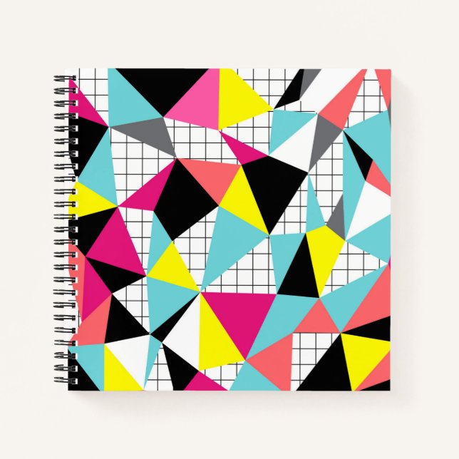 Memphis, geometric shapes notebook (Front)