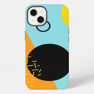 Memphis, hipster, trendy, cool illustration art iPhone 13 case