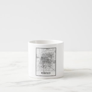Memphis Map Espresso Cup