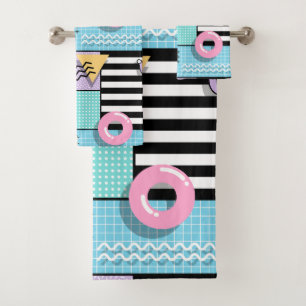 Memphis Party Bath Towel Set