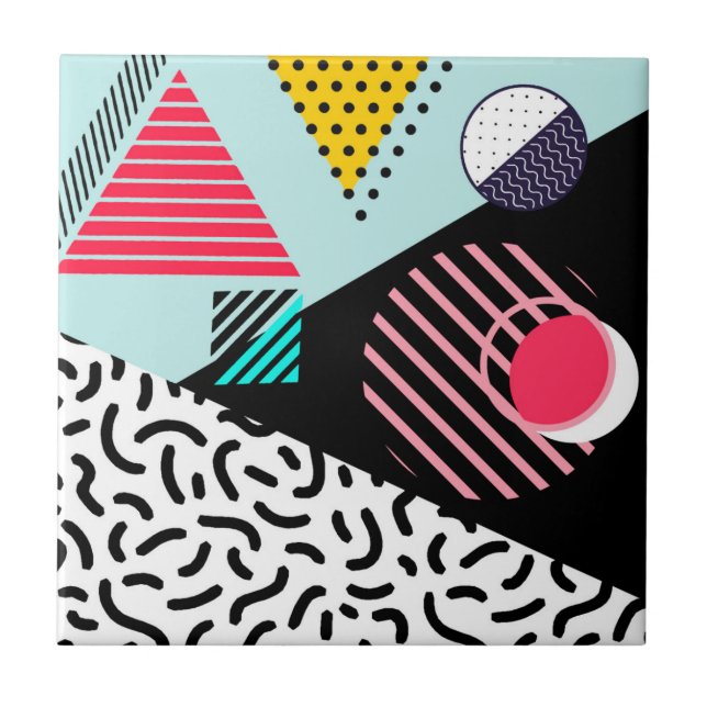 Memphis Pattern Tile (Front)