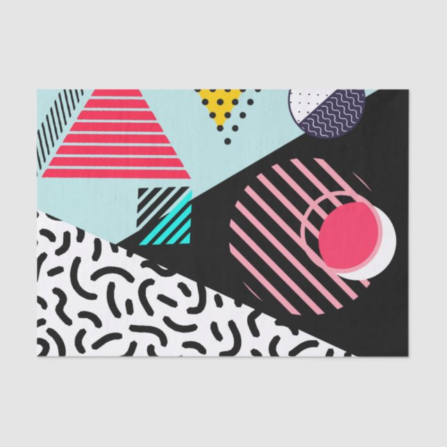 Memphis Pattern Tissue Paper (Front)