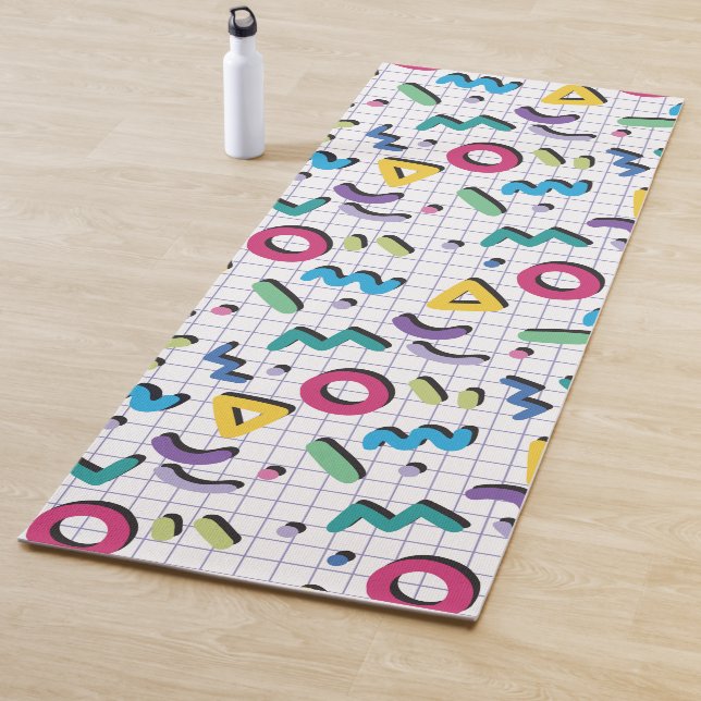 Memphis Pattern Yoga Mat (In Situ)