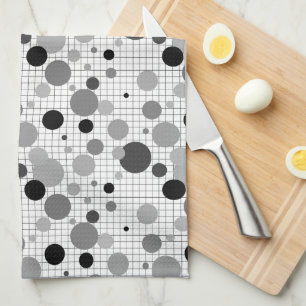 Memphis polka dots socks kitchen towel