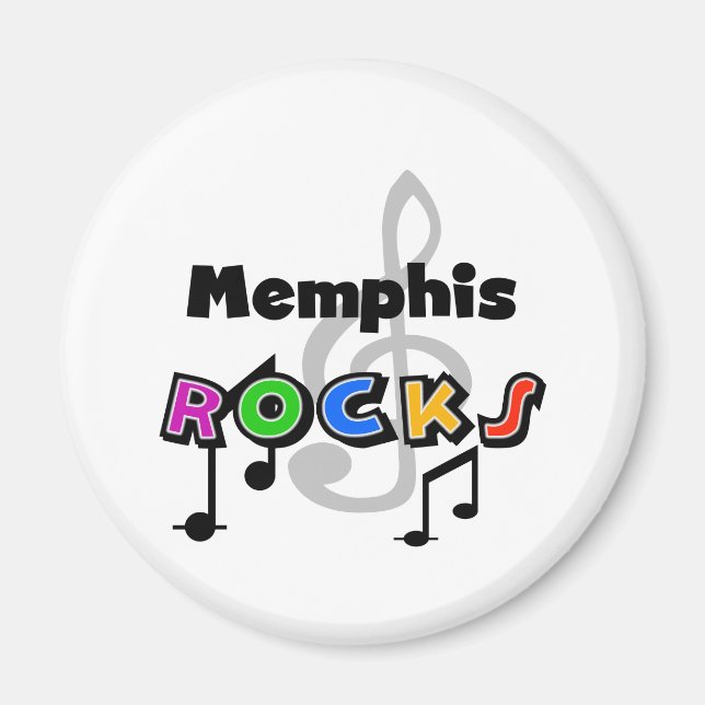 Memphis Rocks Magnet (Front)