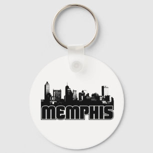 Memphis Skyline Keychain