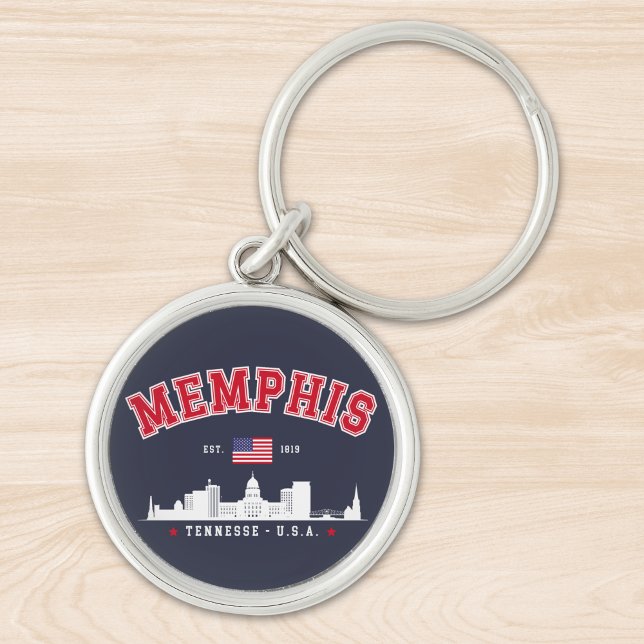 Memphis Skyline – Southern Pride" Keychain (Creator Uploaded)