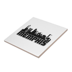 Memphis Skyline Tile