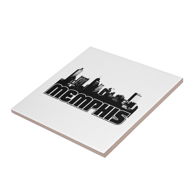Memphis Skyline Tile (Side)