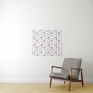 Memphis Style Tropical Summer Pattern Tapestry