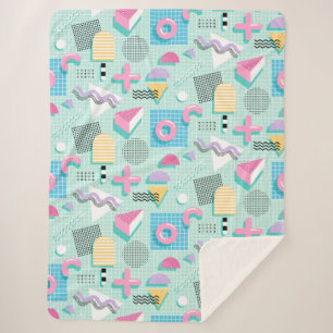 Memphis Sweet Candies Sherpa Blanket