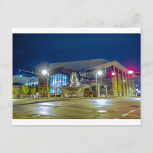 memphis tennessee city streets downtown music city postcard