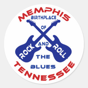 Memphis, Tennessee Classic Round Sticker