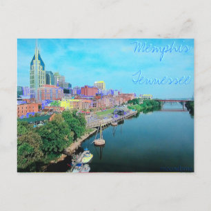 Memphis Tennessee Coloured Post Card