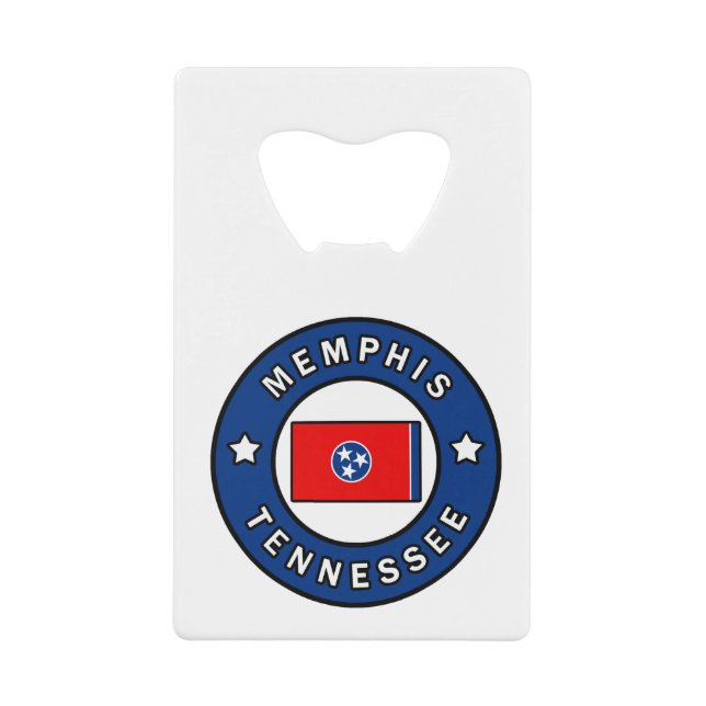 Memphis Tennessee Credit Card Bottle Opener (Front)