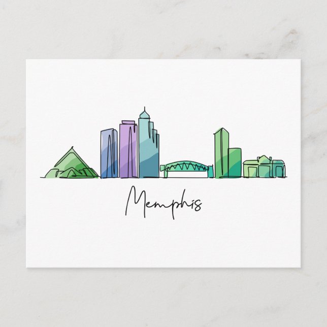 Memphis TENNESSEE Postcard (Front)