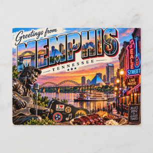 Memphis Tennessee Postcard