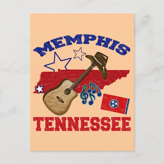 Memphis, Tennessee Postcard (Front)
