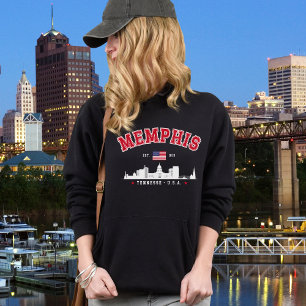 "Memphis Tennessee – Skyline Art Hoodie