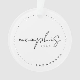 Memphis Tennessee Travel États-Unis Simple Orn