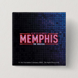 MEMPHIS - The Musical Logo 2 Inch Square Button