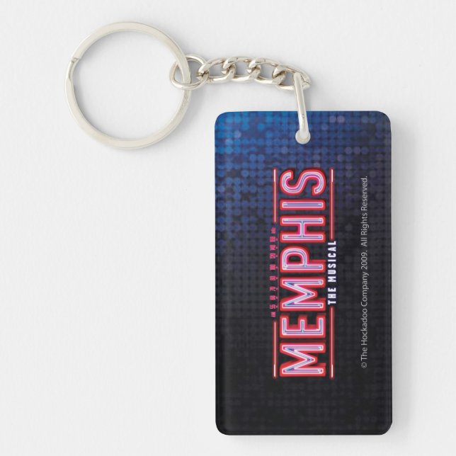 MEMPHIS - The Musical Logo Keychain (Front)
