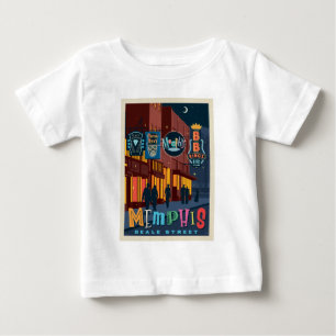 Memphis, TN   Beale Street Neon Baby T-Shirt