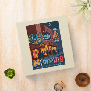 Memphis, TN Beale Street Neon Binder