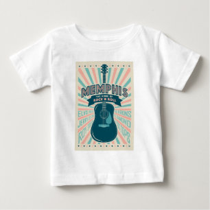 Memphis, TN: Guitar Series   Rock-N-Roll Baby T-Shirt