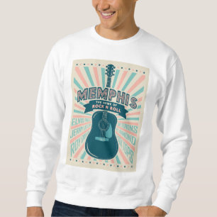 Memphis, TN: Guitar Series Rock-N-Roll Sweatshirt