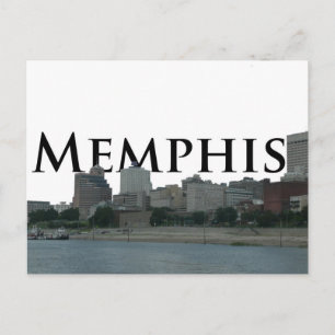 Memphis TN Skyline with Memphis the Sky Postcard