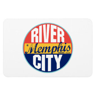Memphis Vintage Label Magnet