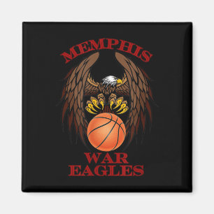 Memphis War Eagles Basketball Ii Magnet