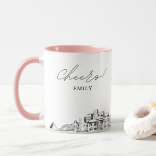 Memphis Wedding Personalized Coffee Mug