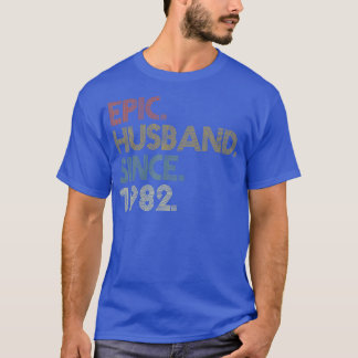 Men 40th Wedding Anniversary Shirts Epic Husband S