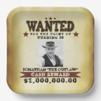  Men 50th Birthday Cowboy Wanted Poster