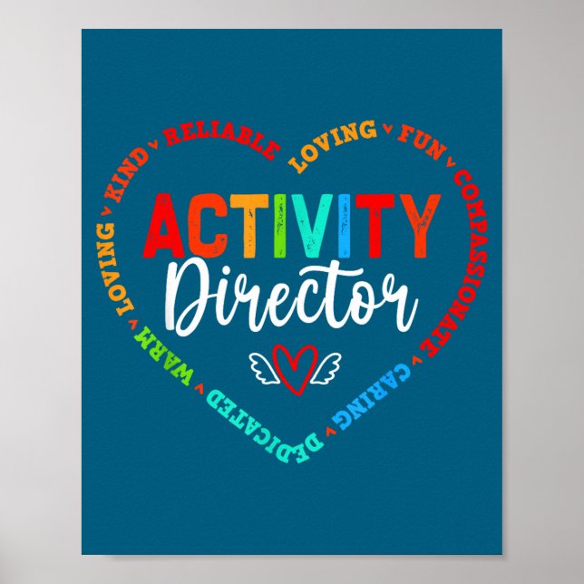 Men Activity Director Squad Professionals Week Poster (Front)