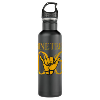 Men Alpha 1906 Phi Gold Alpha Hand Sign 710 Ml Water Bottle