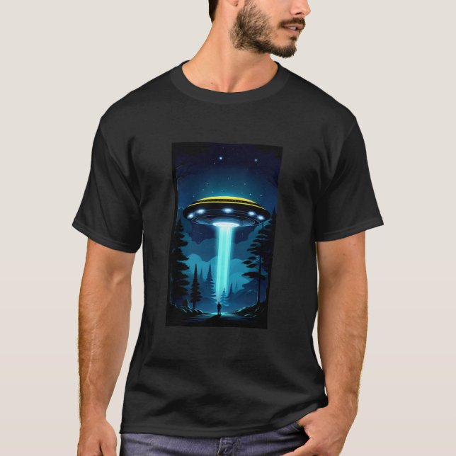 Men and UFO T-Shirt (Front)