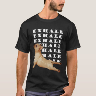 Men And Women French Bulldog Yoga Statue Joga T-Shirt