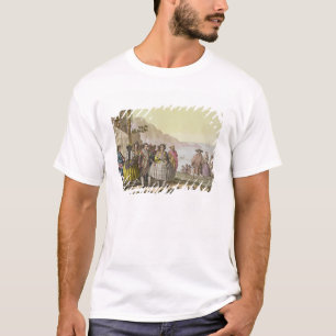 Men and women in elaborate costume, Chile, from 'L T-Shirt