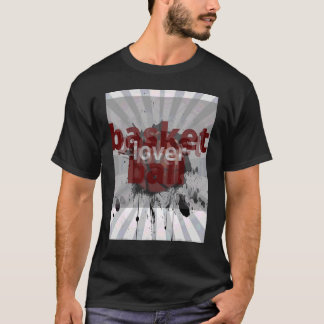 Men And Women Players Like Basketball Design T-Shirt