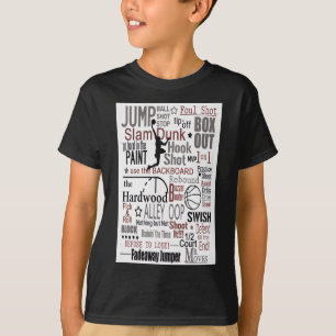 Men Basketball Player - Basketball Jump Ball Shot T-Shirt