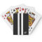 Men Black and White Monogrammed Playing Cards