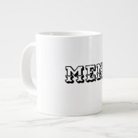 Men Black colour Text Style Jumbo Specialty Mug Cu