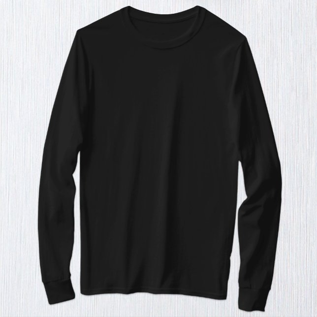 Men Black Long Sleeve T-Shirt / Customize (Creator Uploaded)