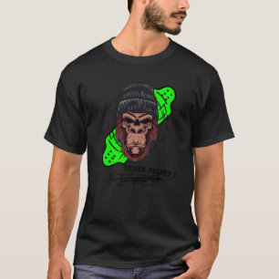 Men Boys Hipster Skater Skate Hip Hop Skateboard P T-Shirt