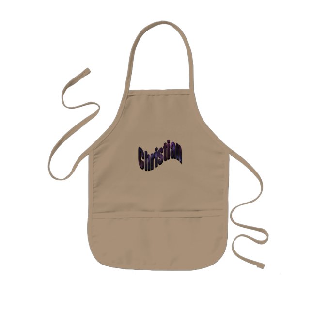 Men Called Christian, Kids Apron (Front)