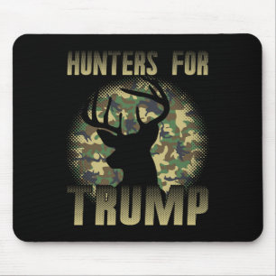 Men Camo Deer Hunters For Trump Hunt Bow Arrow Rep Mouse Pad