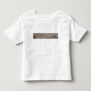 Men carrying arms to the ships and pulling a toddler t-shirt
